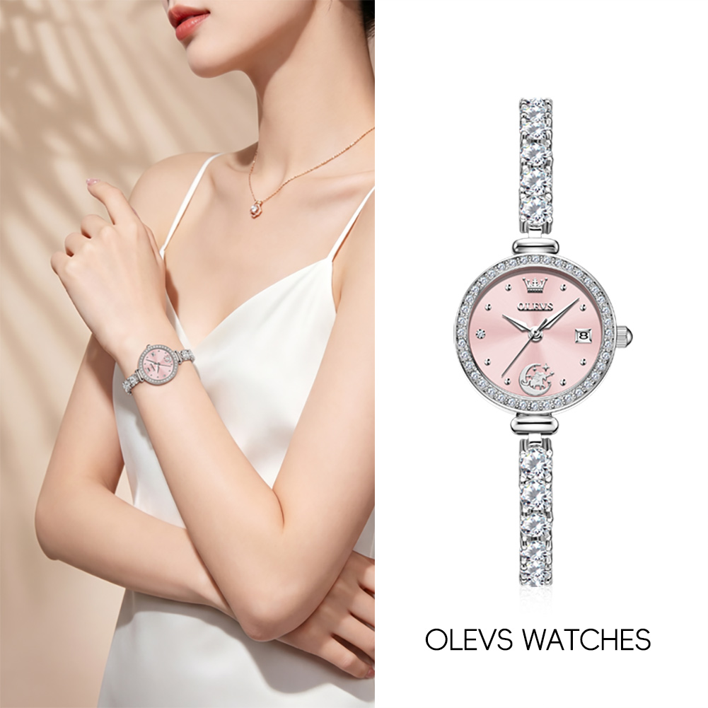 Fashion Women Watch - OLEVS 2998 ブランドオリジナル正規品 レディース腕時計 ギフトボックス ブレスレット