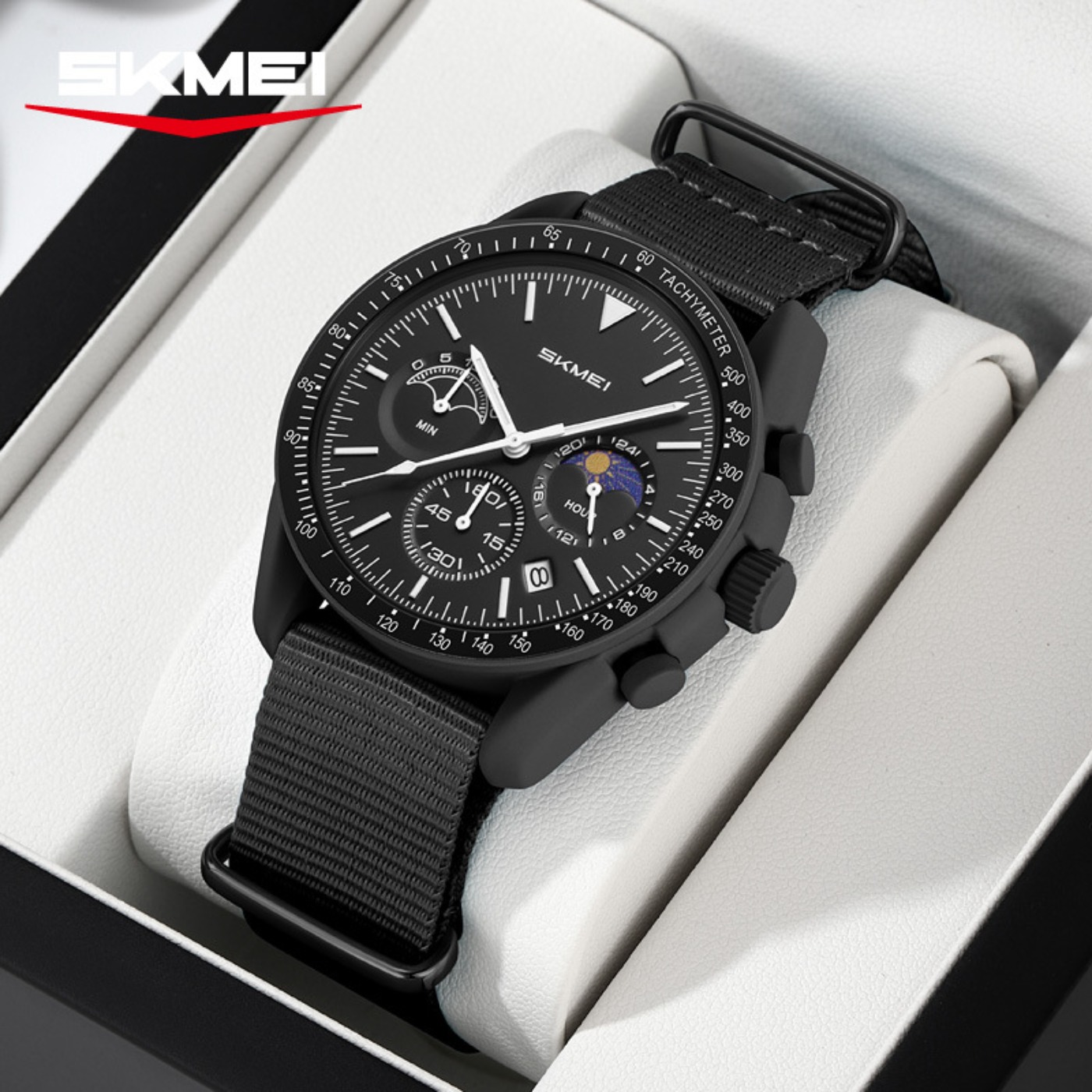 Fashion Women Watch - 高品質クリエイティブ多機能売れ筋クォーツ時計男性女性ファッションカウントダウンマルチサブダイヤルパターン日月時計