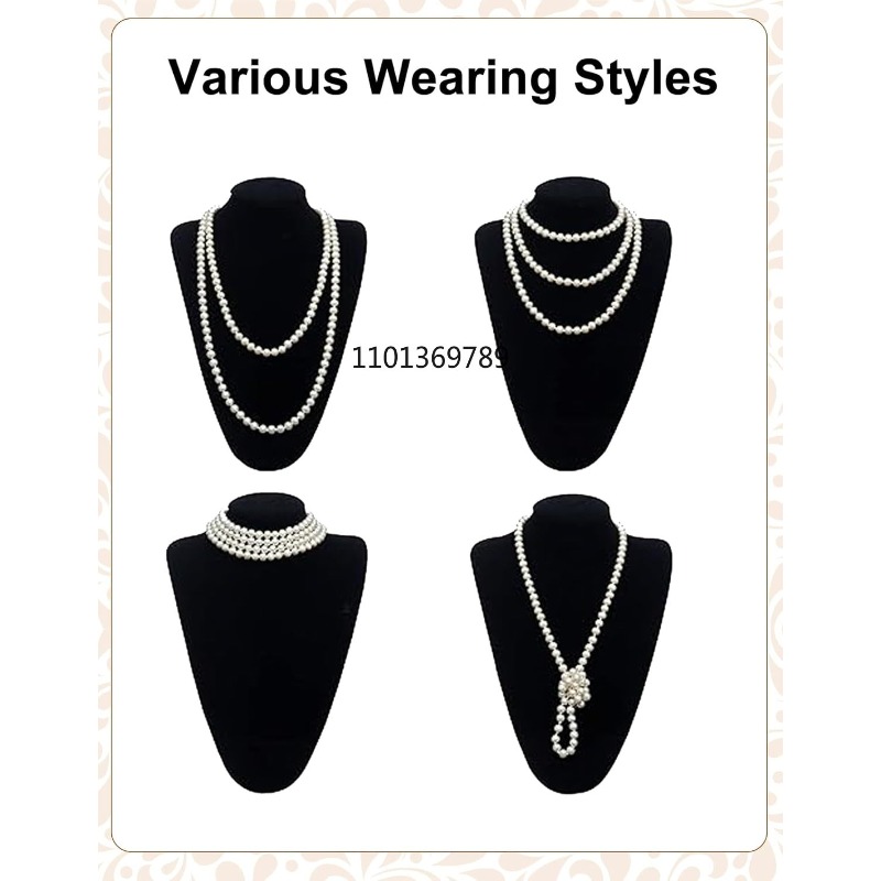 6点セット 1920年代風フラッパーアクセサリー 女性用、グ - Women'S Fashion Roaring 20S のレビューと価格