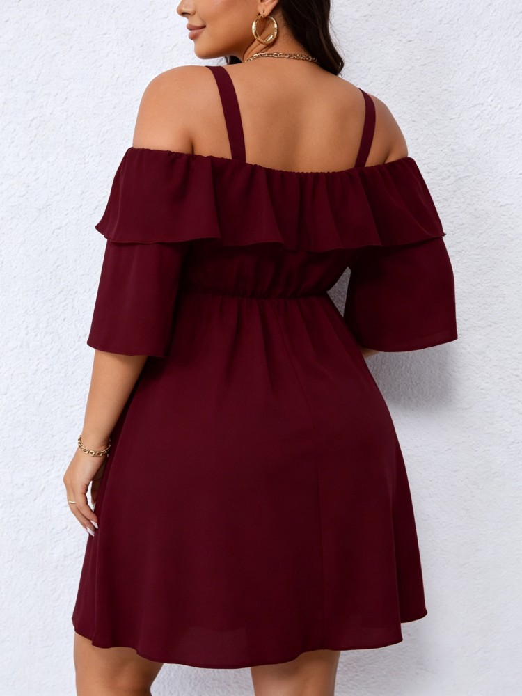 XL-5XL プラスサイズの服ドレス女性ローブ夏半袖ストリー - Xl Women'S Fashion のレビューと価格