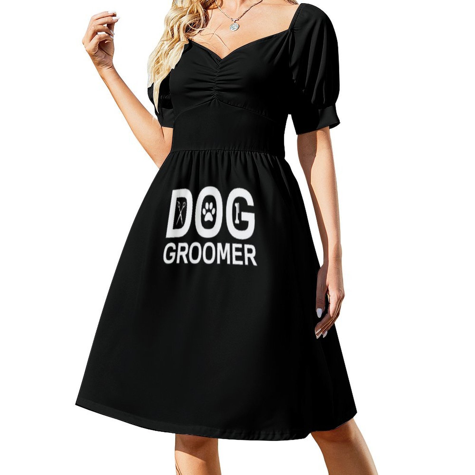 犬のトリマー ボヘミアンシックなドレス エレガントなファッシ - Women Fashion Gown のレビューと価格
