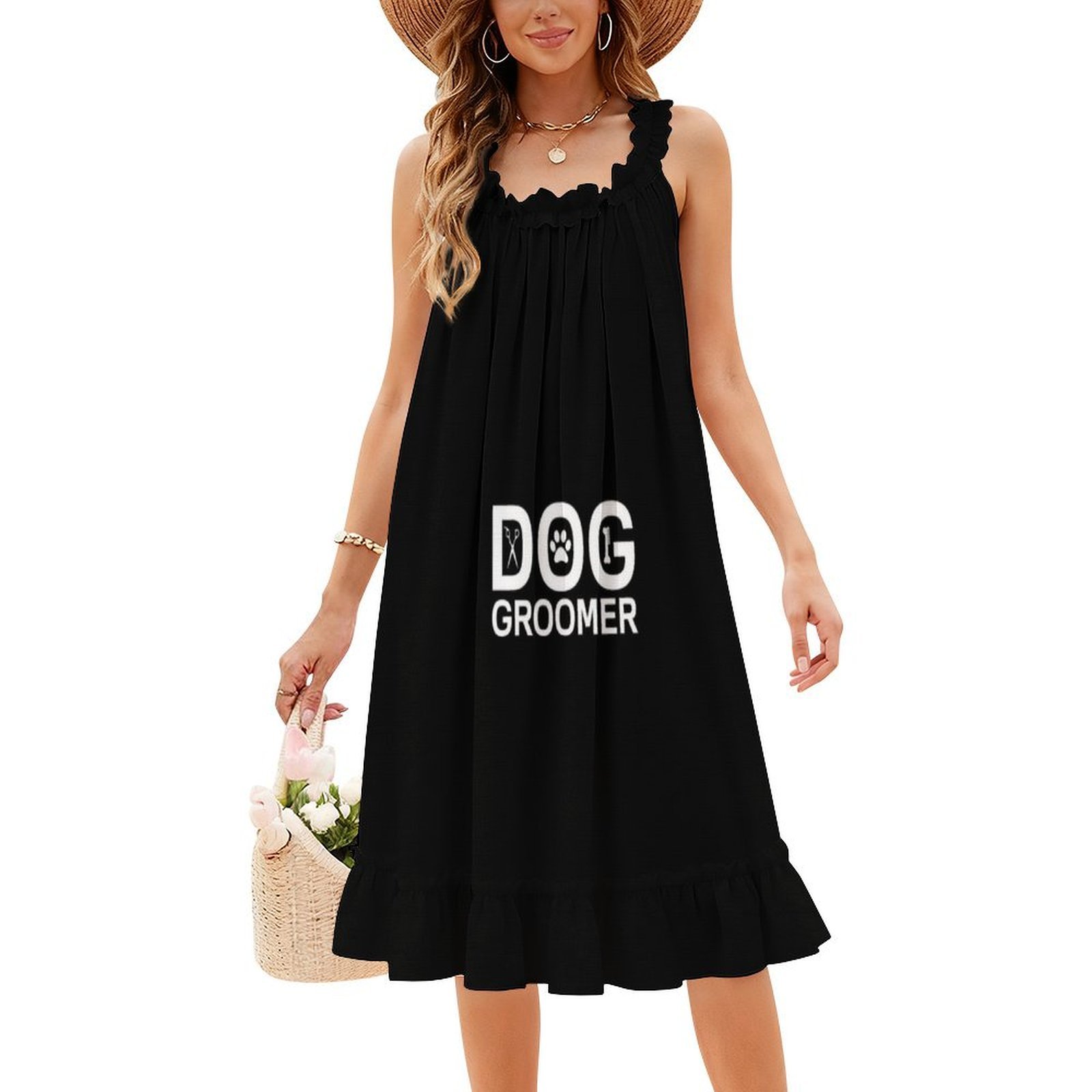 犬のトリマー ボヘミアンシックなドレス エレガントなファッシ - Women Fashion Gown のレビューと価格