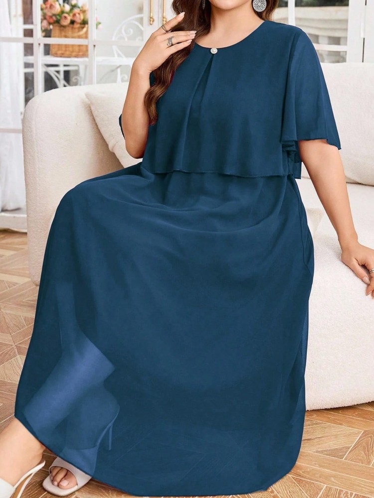 XL-5XL プラスサイズ服 ワンピース レディース ローブ - Xl Women'S Fashion のレビューと価格