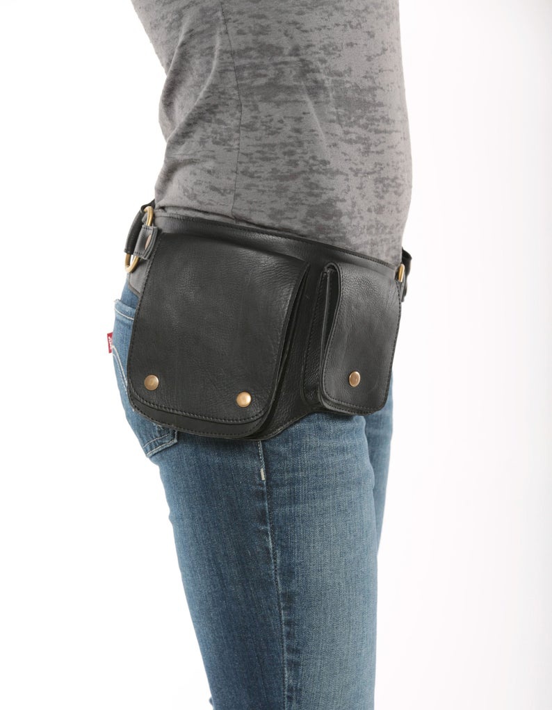 レッグバッグ サイバッグ 女性用 ファニーパック 中世風 P - Women'S Fashion Utility Belt のレビューと価格