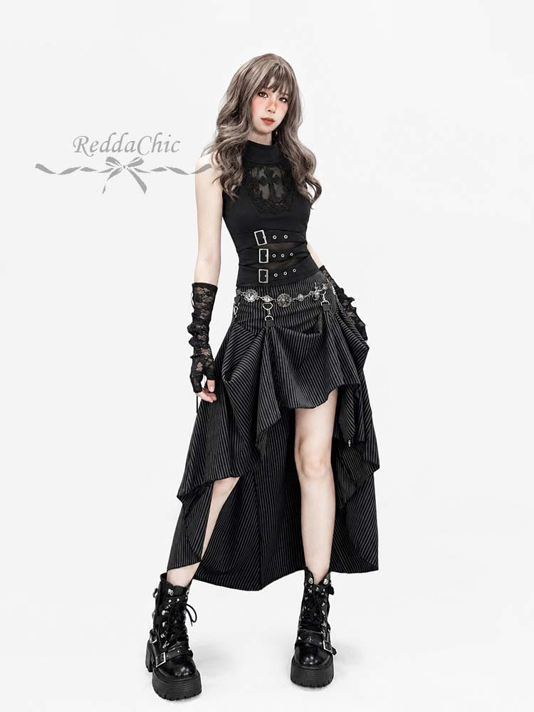REDDACHiC ゴシッククロス タンクトップ バッスルス - Asymmetric Top Women のレビューと価格