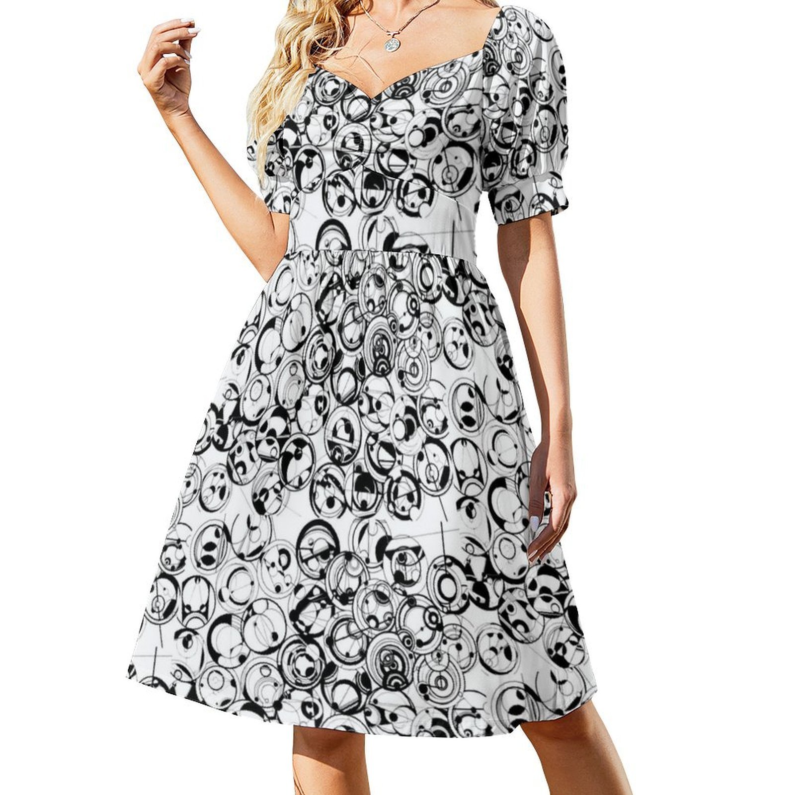 円形の書道ボヘミアンシックなドレスエレガントなファッションビ - Women Fashion Gown のレビューと価格