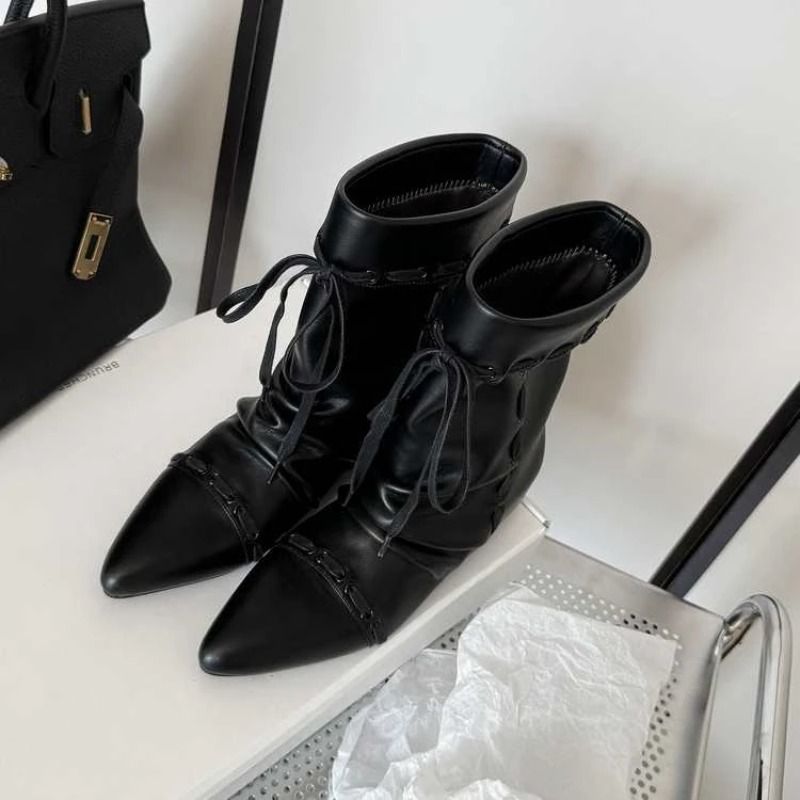 ニュースタイルラグジュアリーレディース細ヒールショートブーツ - Women Fashion Youtube のレビューと価格