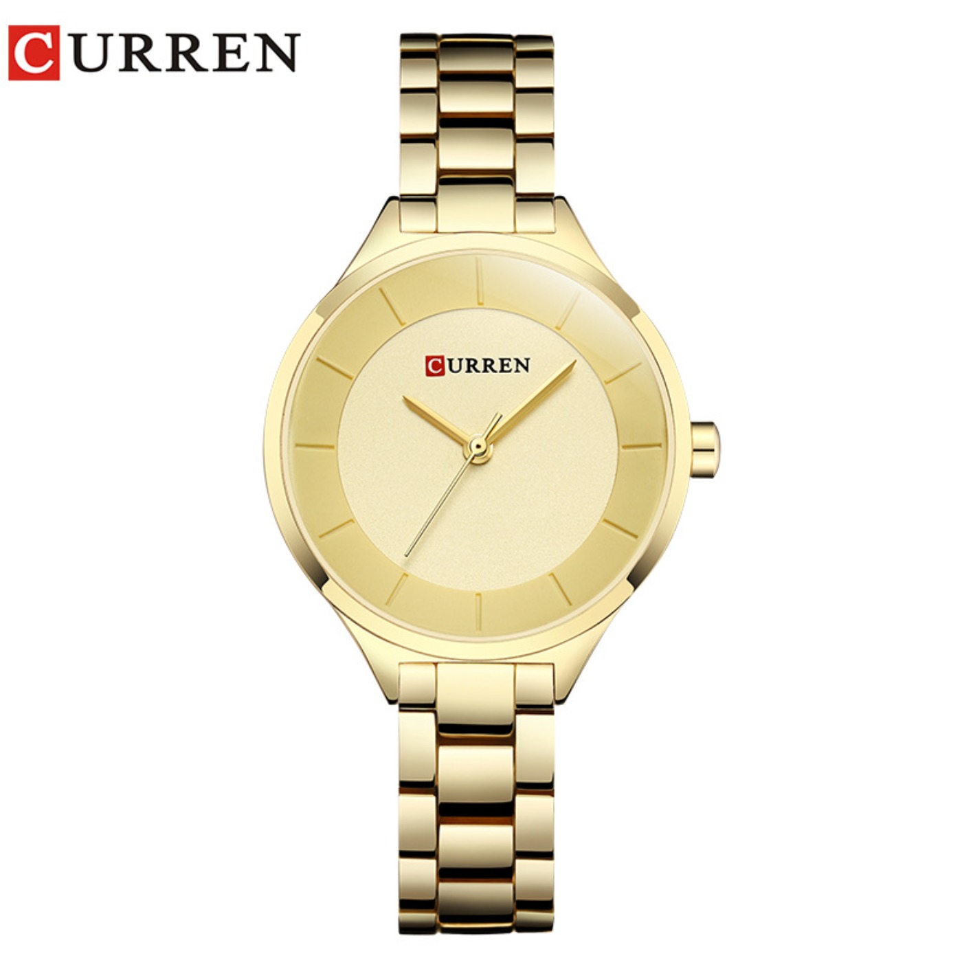 カレン新しいシンプルな女性ブレスレット腕時計ライト贅沢なガー - Fashion Women Watch のレビューと価格