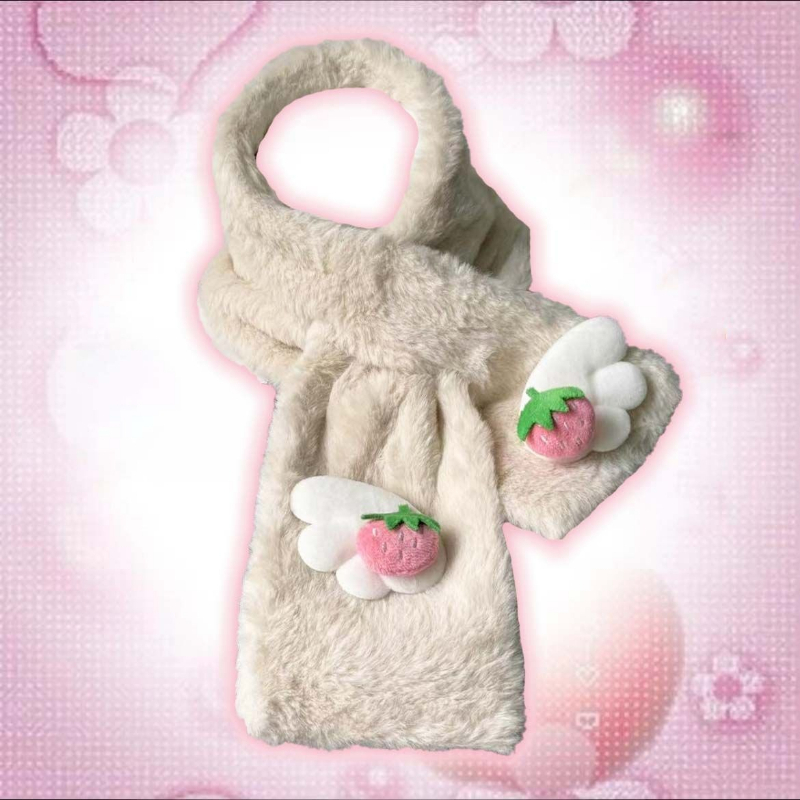 2026 日本のクロスガールロングスカーフ女性原宿毛皮のよう - Women'S Y2K Fashion Aesthetic のレビューと価格