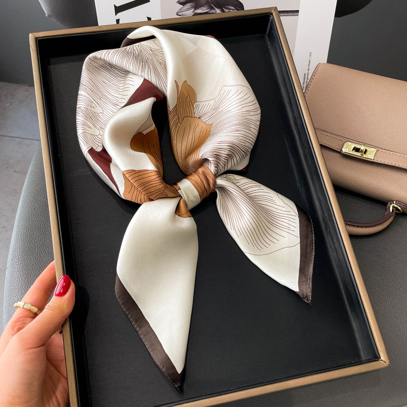 女性用シルクプリントのデザインスカーフ,ネクタイ,ハンドバッ - Women Fashion Necktie のレビューと価格