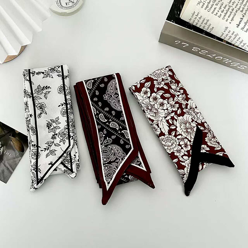高級ファッション女性用スキニーシルクスカーフ、ロングヘアスト - Women Fashion Necktie のレビューと価格