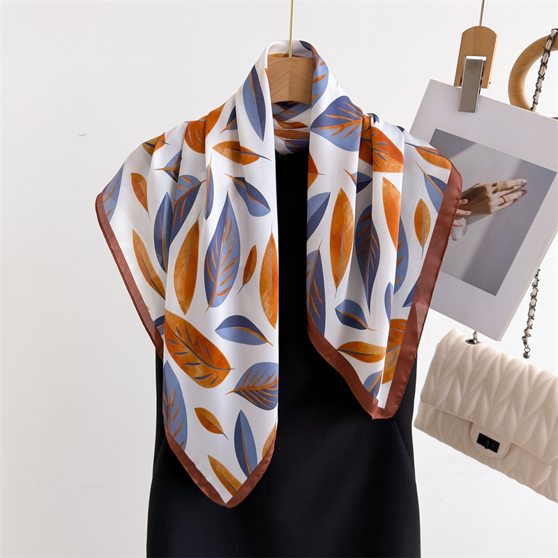 高級ブランドプリント 70 センチメートル正方形のスカーフ女 - Women Fashion Necktie のレビューと価格