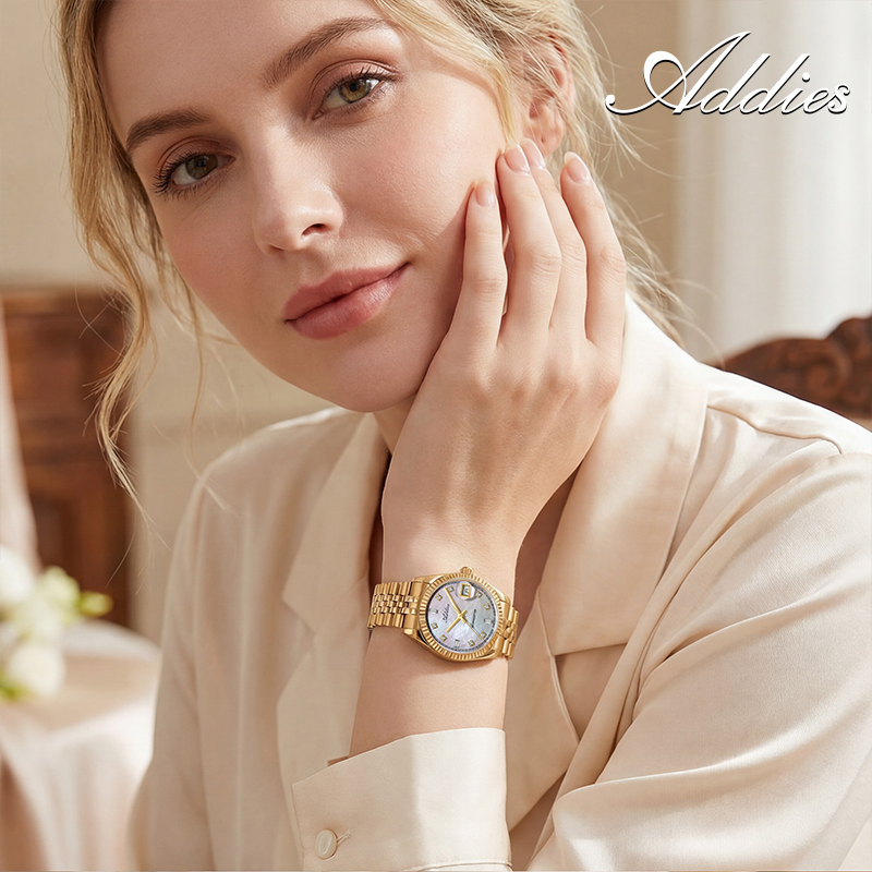 ADDIES 585 クォーツ女性用腕時計サファイアガラス  - Fashion Women Watch のレビューと価格